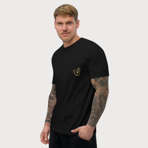 Gold Power Essential Black T - Shirt