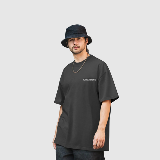 Faded Oversized Crest T - shirt